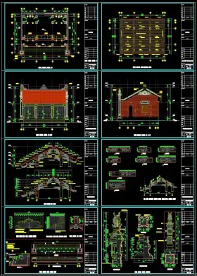 Xin File Cad Nhà Thờ Họ
