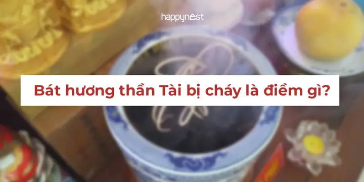 Cháy Bát Hương Thần Tài La Điềm Gì Cháy Bát Hương Thần Tài La Điềm Gì