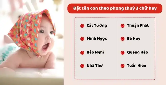 Đặt Tên Cho Con Theo Tử Vi Tướng Số
