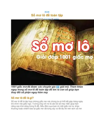Giải Mã Giấc Mơ Lô Đề Con Vat
