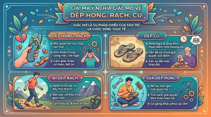 Giải Mã Giấc Mơ Thấy Dép Bị Đút Đôi