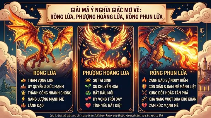 Giải Mã Giấc Mơ Thấy Rồng Phun Lửa