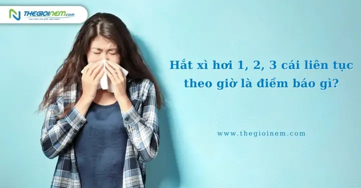 Hắt Xì 1 Cái La Điềm Gì