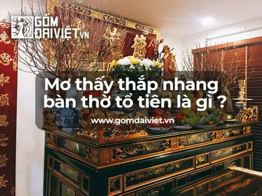 Mơ Thắp Hương Bàn Thờ Đánh Con Gì