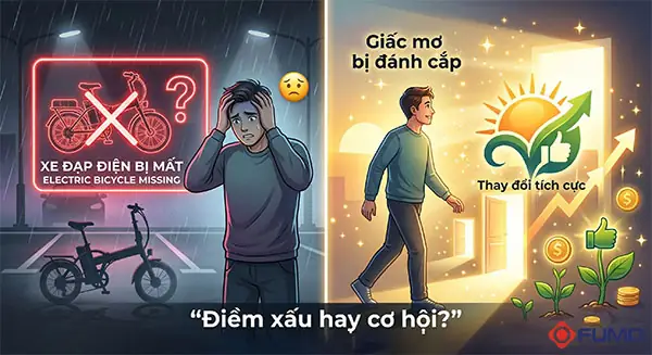 Nằm Mơ Mất Xe Đạp Điện Đánh Con Gì