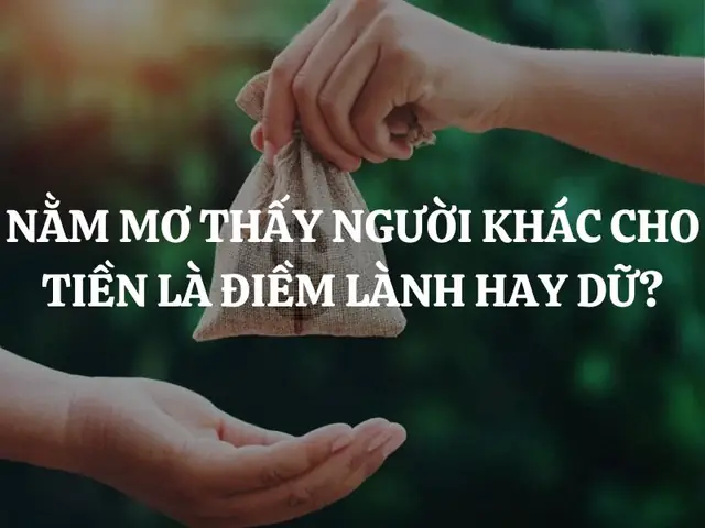 Nằm Mơ Thấy Người Khác Cho Tiền Đô