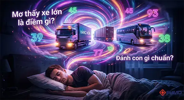 Nằm Mơ Thấy Xe Lớn Đánh Con Gì