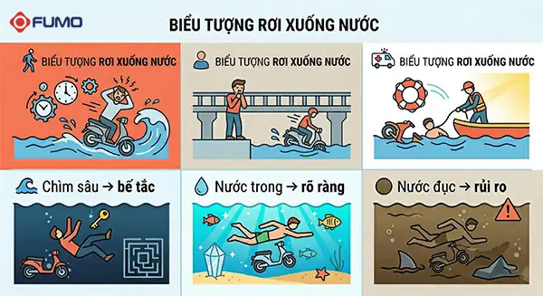 Nằm Mơ Thấy Xe Máy Lao Xuống Nước