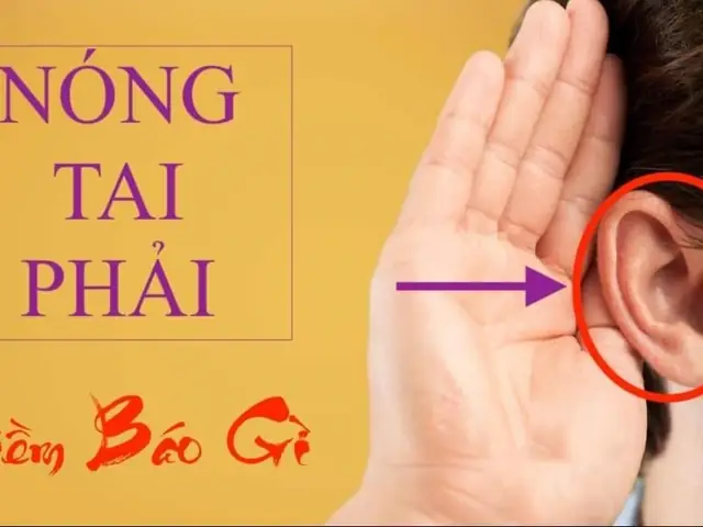 Nóng Tai Phải Ở Nữ La Điềm Gì