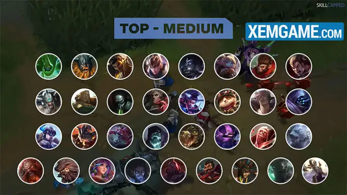 Tất Cả Tướng Đi Top Lol