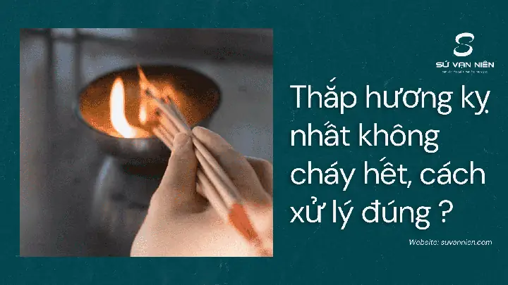 Thắp Nhang Không Cháy Hết Là Điềm Gì
