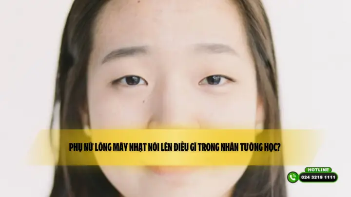 Tướng Phụ Nữ Lông Mày Nhạt