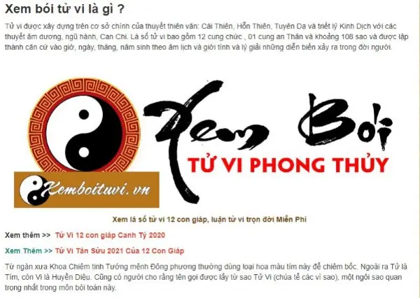 Xem Tử Vi Tướng Số Miễn Phí Xem Tử Vi Tướng Số Miễn Phí